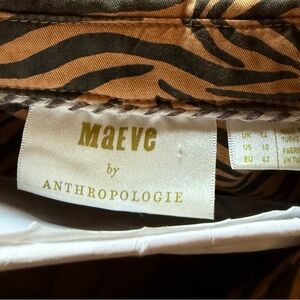 Sleeveless cotton animal print dress in cotton